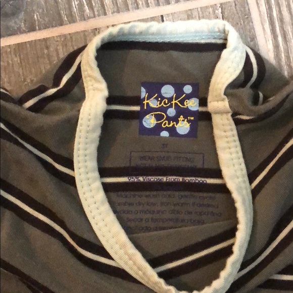 3t Succulent  Kenya stripe Kickee pants set - Picture 2 of 8